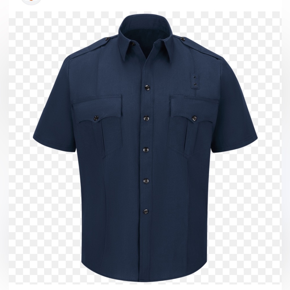 Workrite Men's Navy Short Sleeve Fire Shirt SZ 40/MED